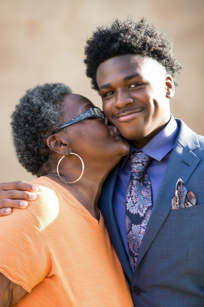 Jaria's son and grandmother, whose memory inspired Forever Flower 20 LLC